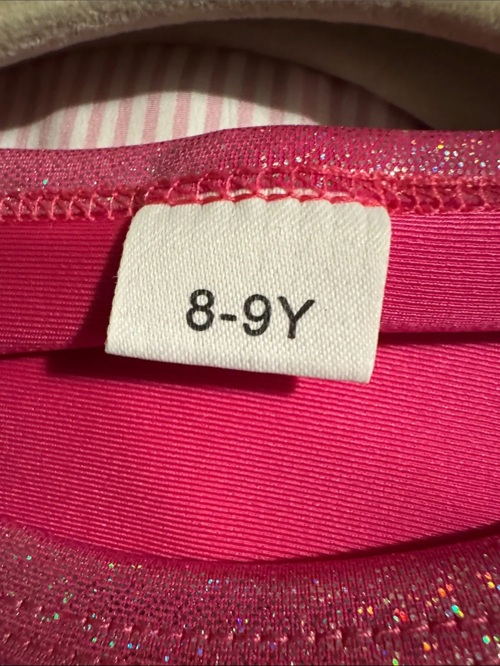SHEIN Sparkling Hot Pink Girls Two-Piece Set